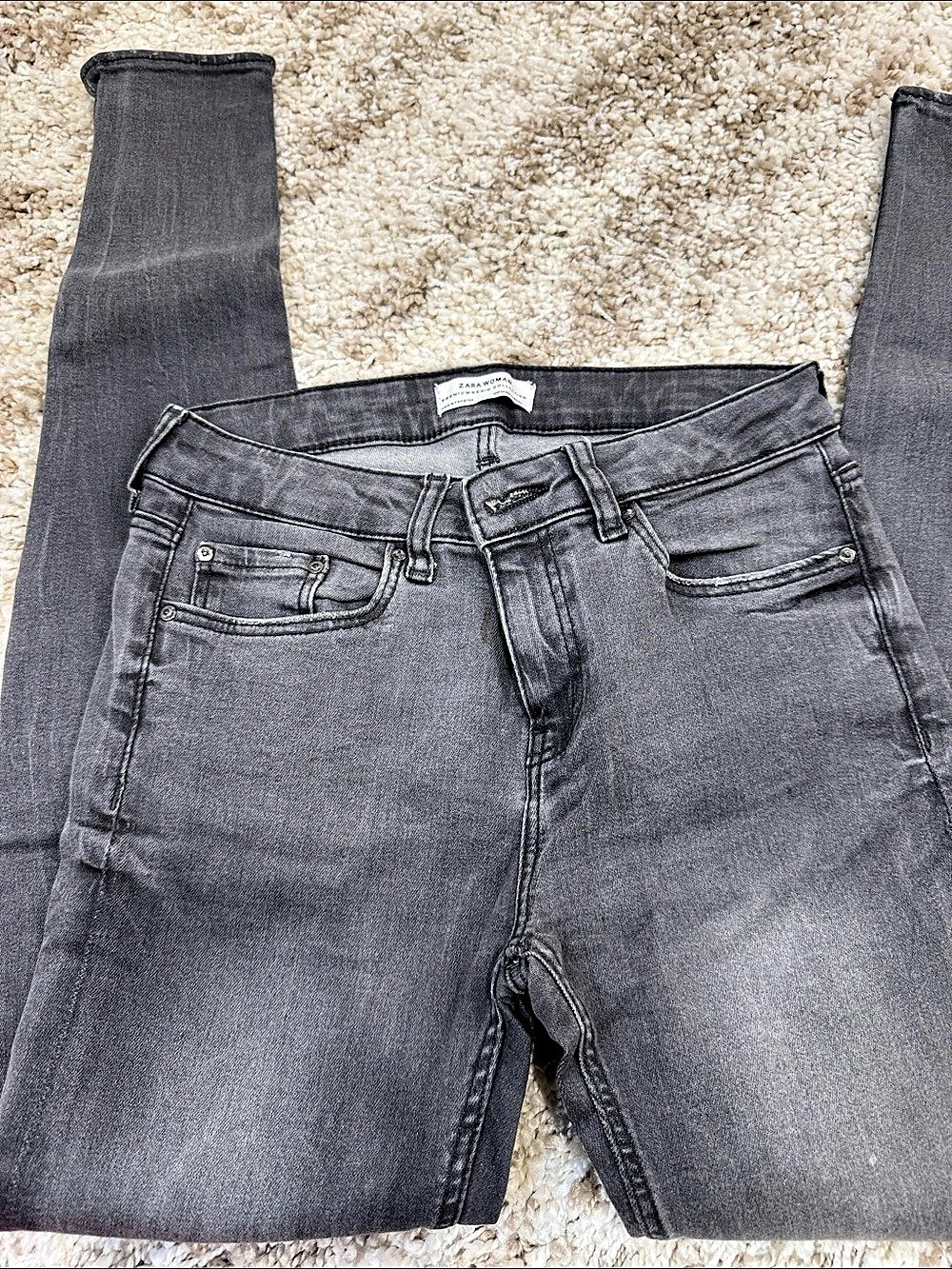 Zara Skinny Jeans in Gray